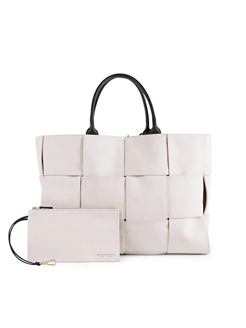 Bottega Veneta Arco Canvas Tote Bag